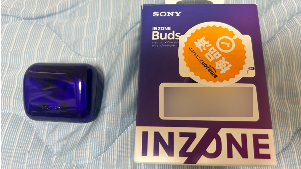 Amazonアウトレットで購入したINZONE Budsの外箱